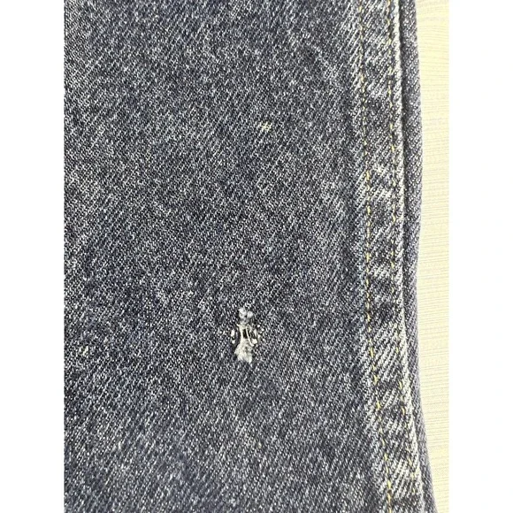 Wrangler Mens 33 Denim Jeans 965T1SL Distressed Light Wash Regular Fit - Picture 4 of 10